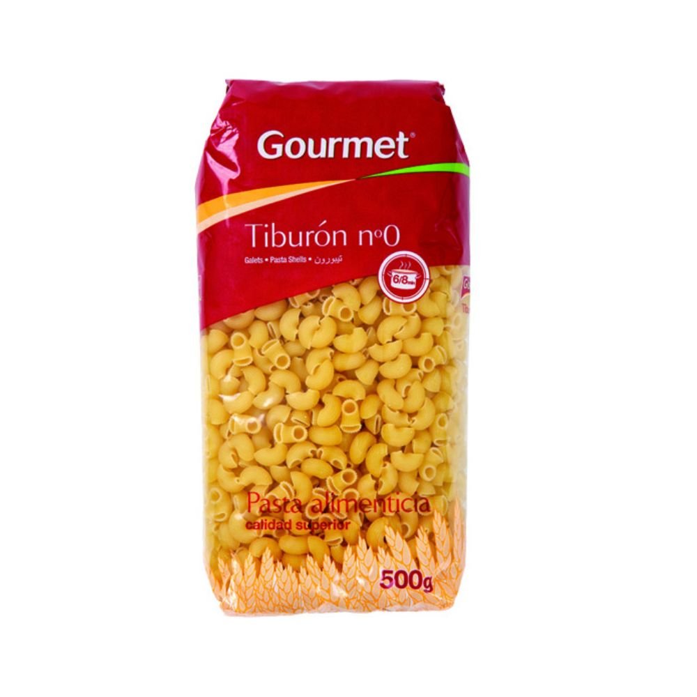 408 Pasta Gourmet Tiburón No.0 500g - Imagen 1
