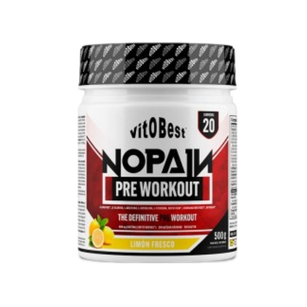 496 Suplemento Pre-Entreno Nopain 500g - Imagen 1