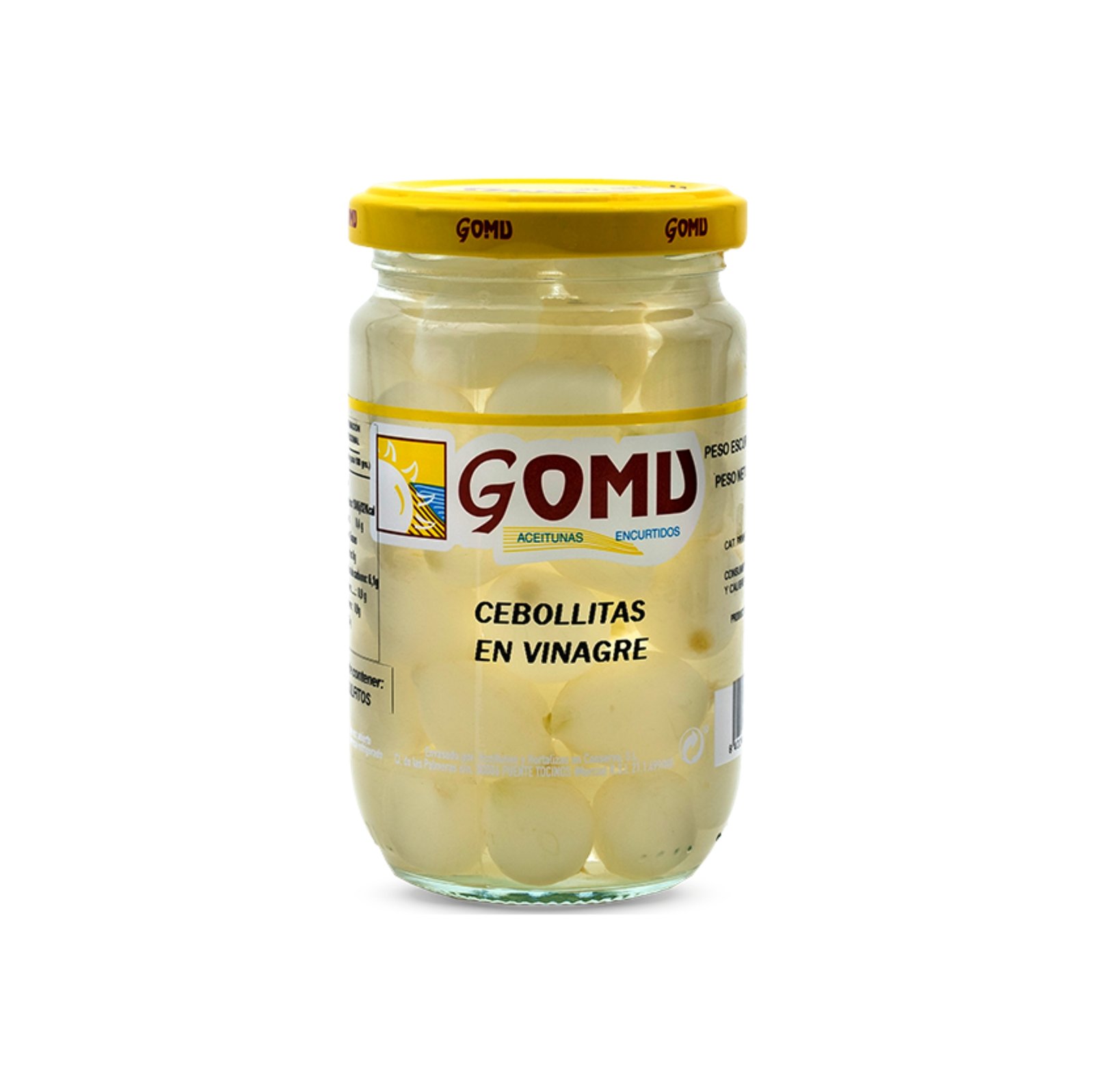 62 Cebollitas en vinagre Gomu 300 g - Imagen 1
