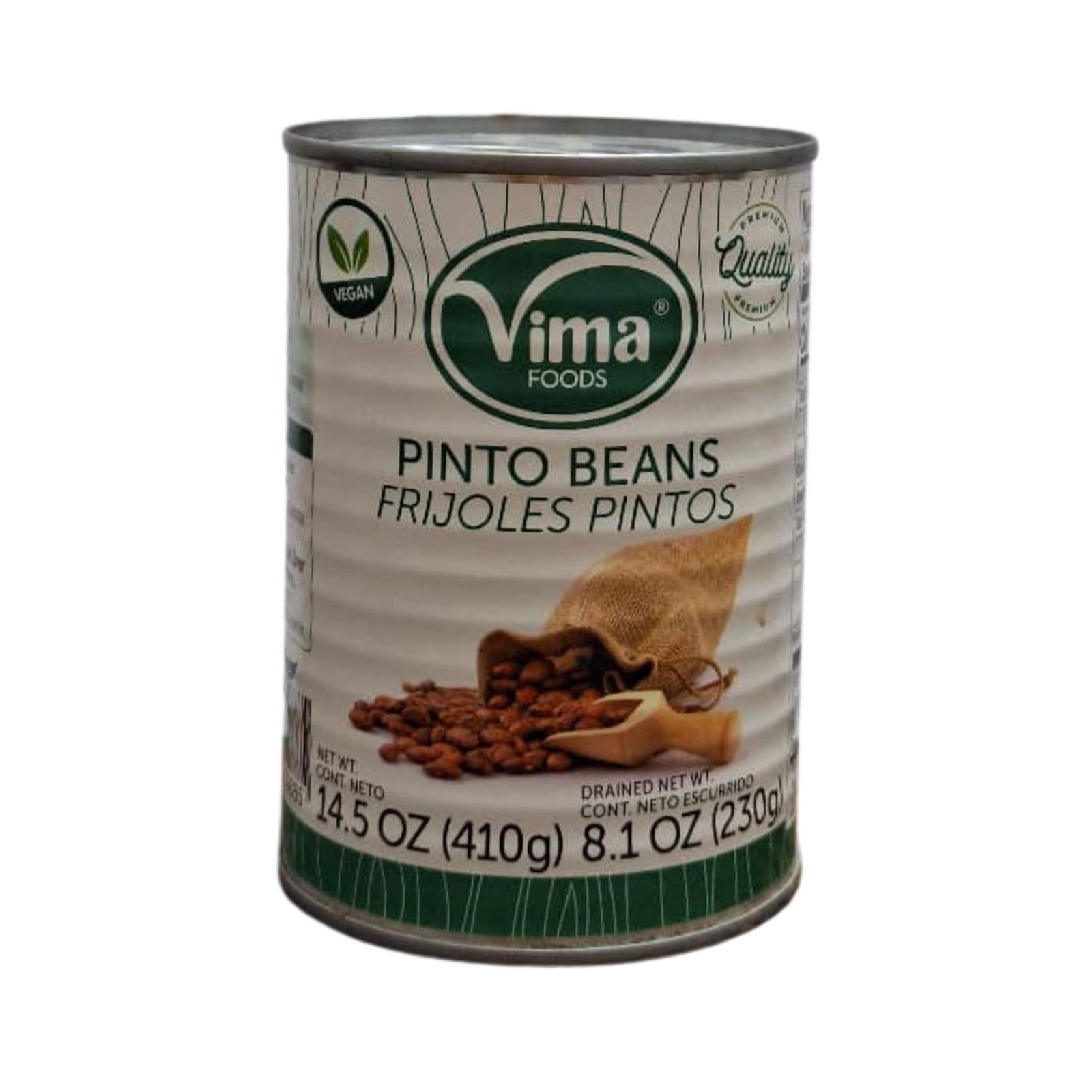 817 Frijoles pintos Vima Foods 410 g - Imagen 1