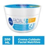 Crema facial NIVEA Cuidado Facial 5en1 hidratante nutritivo 200 ml