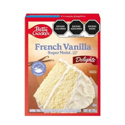 Harina para pastel Betty Crocker sabor vainilla francesa 375 g