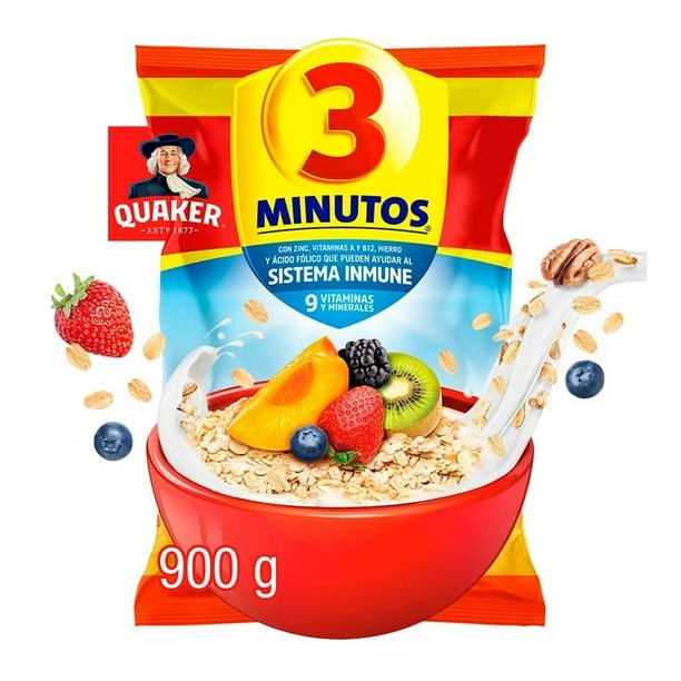 00750047802779L-1.jpg Avena 3 Minutos con sémola de trigo 900 g - Imagen 1