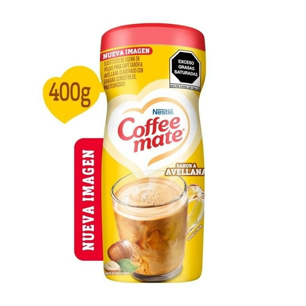 00750105864530L-1.jpg Sustituto de crema para café Coffee Mate en polvo sabor avellana 400 g - Imagen 1