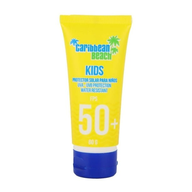 00750300912703L-1.jpg Bloqueador solar Caribbean Beach FPS 50 para niños piel sensible 60 g - Imagen 1