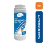Talco desodorante Medimart para pies 100 g