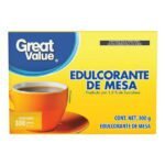 Edulcorante de mesa Great Value 300 pzas