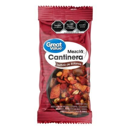 Surtido de botanas Great Value mezcla cantinera 95 g