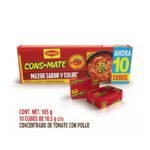 Concentrado de tomate Maggi Consomate con pollo 10 cubos de 10.5 g c/u 105 g