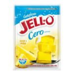 Polvo para preparar gelatina Jello sabor piña cero azúcar 25 g