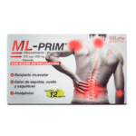 Metocarbamol / Ibuprofeno 375/200 mg 12 Capsulas