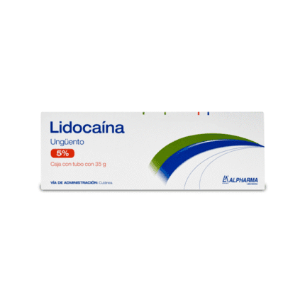 Lidocaina 5/100 g (5%) Ungüento 1 Pieza