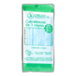 Cubreboca Triple Pliegue 3 Piezas