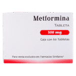 Metformina 500 mg 60 Tabletas
