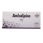 Amlodipino 5 mg 10 Tabletas