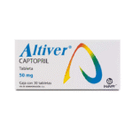 Captopril 50 mg 30 Tabletas