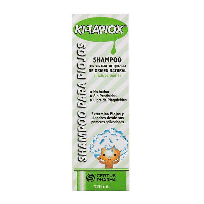162911-700-700.png Shampoo Con Vinagre de Quassia Para Piojos 120 ml 1 Pieza - Imagen 1